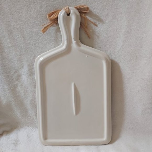 Trust in the Lord with All Your Heart Hummingbird Porcelain Chopping Block NEW - Picture 4 of 4